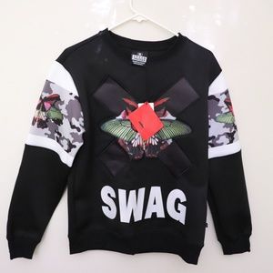 Urban Swagger Long Sleeve Pullover Swag Graphic